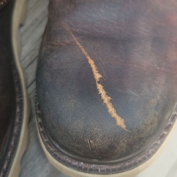 Sorel Women’s Brown Leather & Suede Lace-Up Boots Size 7 - Picture 2 of 9